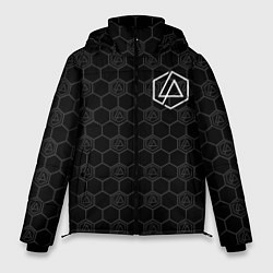 Куртка зимняя мужская Linkin Park: Black Carbon, цвет: 3D-светло-серый