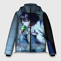 Куртка зимняя мужская L ест мороженое, цвет: 3D-черный