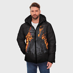 Куртка зимняя мужская PUBG: Flame Soldier, цвет: 3D-светло-серый — фото 2