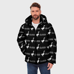 Куртка зимняя мужская GUSSI: Black Pattern, цвет: 3D-черный — фото 2