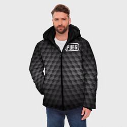 Куртка зимняя мужская PUBG: Carbon Style, цвет: 3D-черный — фото 2