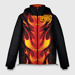 Куртка зимняя мужская PUBG: Hell Flame, цвет: 3D-черный