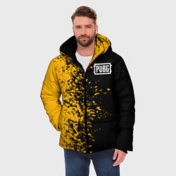 Куртка зимняя мужская PUBG: Yellow vs Black, цвет: 3D-красный — фото 2