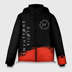 Куртка зимняя мужская 21 Pilots: Red & Black, цвет: 3D-красный