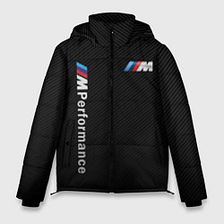 Куртка зимняя мужская BMW M PERFORMANCE CARBON КАРБОН, цвет: 3D-красный