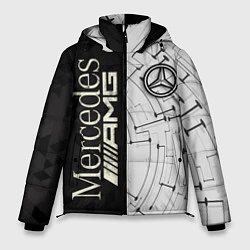 Куртка зимняя мужская Mercedes AMG: Techno Style, цвет: 3D-черный