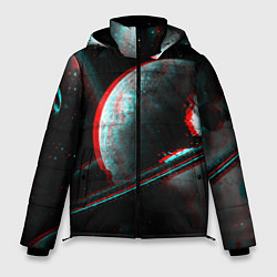 Куртка зимняя мужская Cosmos Glitch, цвет: 3D-красный
