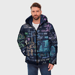 Куртка зимняя мужская HOLLOW KNIGHT WORLD, цвет: 3D-черный — фото 2