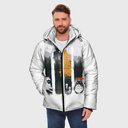 Куртка зимняя мужская Хранители Леса, цвет: 3D-черный — фото 2