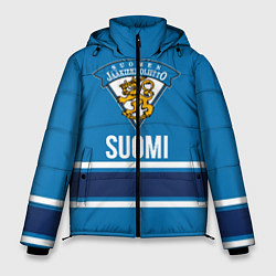 Куртка зимняя мужская Сборная Финляндии, цвет: 3D-черный