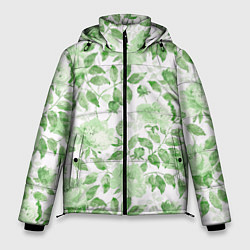Куртка зимняя мужская Пышная растительность, цвет: 3D-красный