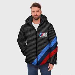 Куртка зимняя мужская BMW КАРБОН, цвет: 3D-черный — фото 2