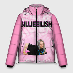 Куртка зимняя мужская Billie Eilish: Pink Mood, цвет: 3D-черный