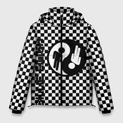Куртка зимняя мужская Billie Eilish: Yin-Yang, цвет: 3D-черный