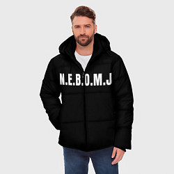 Куртка зимняя мужская NEBOMJ Black, цвет: 3D-черный — фото 2