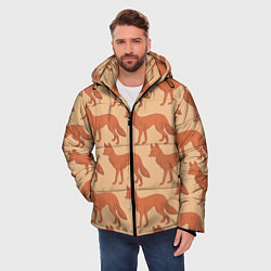 Куртка зимняя мужская Лисья стая, цвет: 3D-красный — фото 2