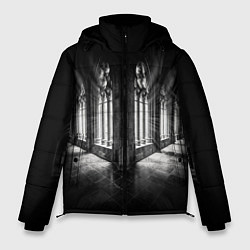 Куртка зимняя мужская Темные коридоры, цвет: 3D-черный