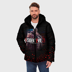 Куртка зимняя мужская RESIDENT EVIL 3, цвет: 3D-черный — фото 2