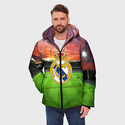 Куртка зимняя мужская FC Real Madrid, цвет: 3D-светло-серый — фото 2