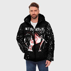 Куртка зимняя мужская My Chemical Romance, цвет: 3D-черный — фото 2