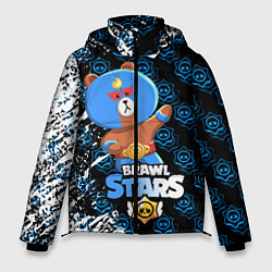 Куртка зимняя мужская BRAWL STARS EL BROWN, цвет: 3D-черный