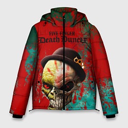 Куртка зимняя мужская Five finger death punch, цвет: 3D-черный