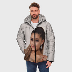 Куртка зимняя мужская Ariana Grande Ариана Гранде, цвет: 3D-черный — фото 2