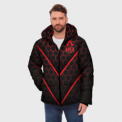Куртка зимняя мужская Apex Legends, цвет: 3D-светло-серый — фото 2