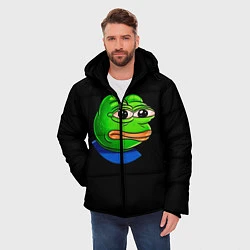 Куртка зимняя мужская Frog, цвет: 3D-черный — фото 2