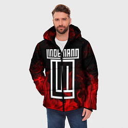 Куртка зимняя мужская LINDEMANN FIRE, цвет: 3D-черный — фото 2