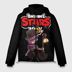 Куртка зимняя мужская Мортис Brawl Stars, цвет: 3D-черный