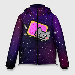 Куртка зимняя мужская Nyan Cat, цвет: 3D-светло-серый