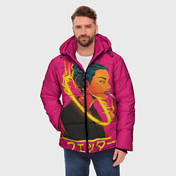 Куртка зимняя мужская Cyberfire 404, цвет: 3D-черный — фото 2