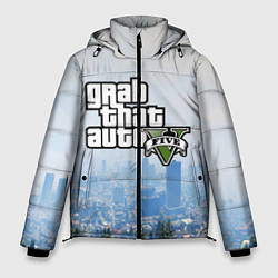 Куртка зимняя мужская GTA 5, цвет: 3D-черный