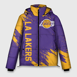 Куртка зимняя мужская LA LAKERS, цвет: 3D-черный