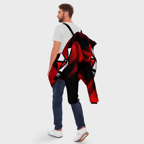 Мужская зимняя куртка Umbrella Corporation / 3D-Красный – фото 5