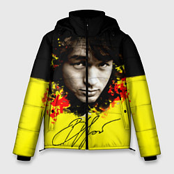 Куртка зимняя мужская Виктор Цой, цвет: 3D-черный