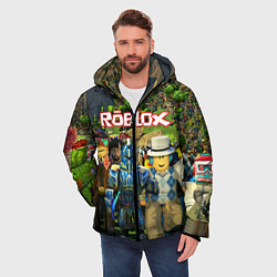 Куртка зимняя мужская ROBLOX, цвет: 3D-черный — фото 2
