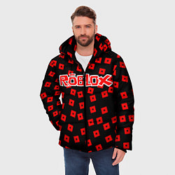 Куртка зимняя мужская Roblox, цвет: 3D-черный — фото 2
