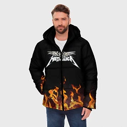 Куртка зимняя мужская Metallica, цвет: 3D-светло-серый — фото 2
