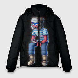 Куртка зимняя мужская CountryHumans - Россия, цвет: 3D-черный
