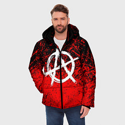 Куртка зимняя мужская АНАРХИЯ, цвет: 3D-красный — фото 2