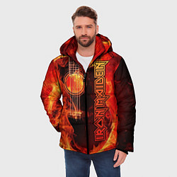 Куртка зимняя мужская Iron Maiden, цвет: 3D-красный — фото 2