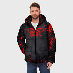 Куртка зимняя мужская AEROSMITH, цвет: 3D-красный — фото 2