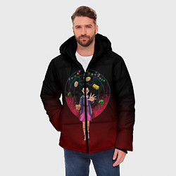 Куртка зимняя мужская STRANGER THINGS, цвет: 3D-черный — фото 2