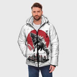 Куртка зимняя мужская GODZILLA, цвет: 3D-красный — фото 2