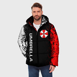 Куртка зимняя мужская RESIDENT EVIL UMBRELLA, цвет: 3D-красный — фото 2