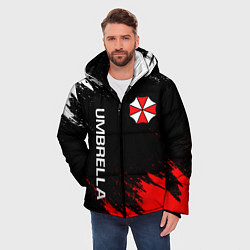 Куртка зимняя мужская RESIDENT EVIL UMBRELLA, цвет: 3D-красный — фото 2