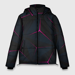 Куртка зимняя мужская Геометрия, цвет: 3D-красный