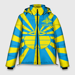 Куртка зимняя мужская Космические войска, цвет: 3D-черный